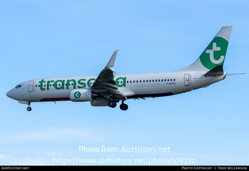 Aircraft Photo of F-HUYV | Boeing 737-8K5 | Transavia | AirHistory.net #678770