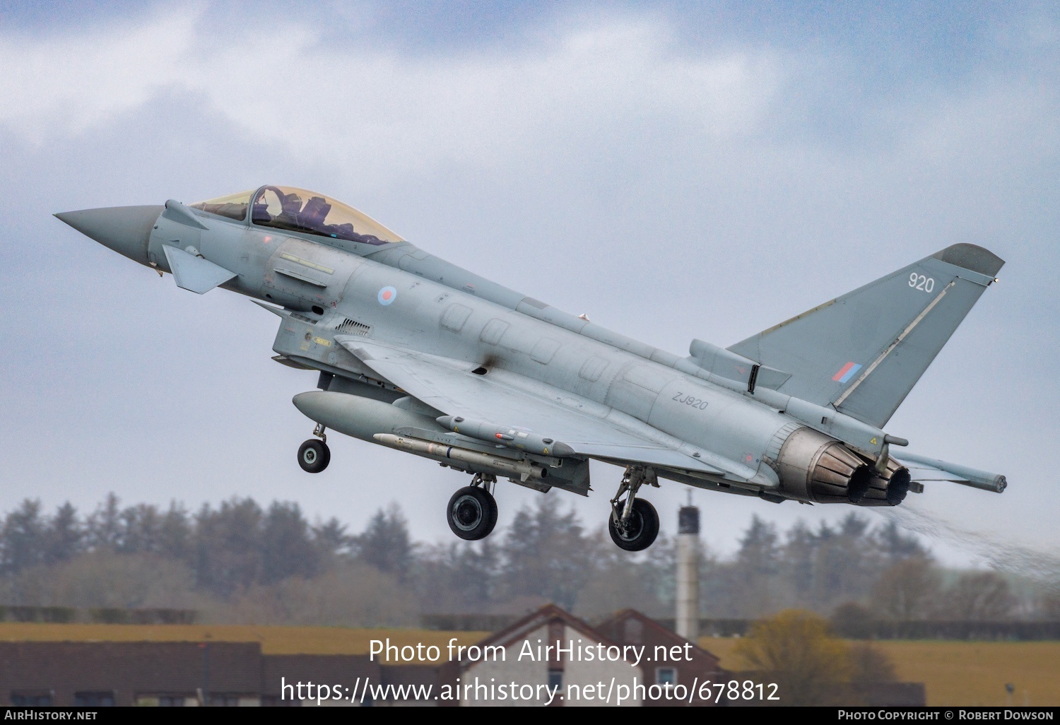 Aircraft Photo of ZJ920 | Eurofighter EF-2000 Typhoon FGR4 | UK - Air Force | AirHistory.net #678812