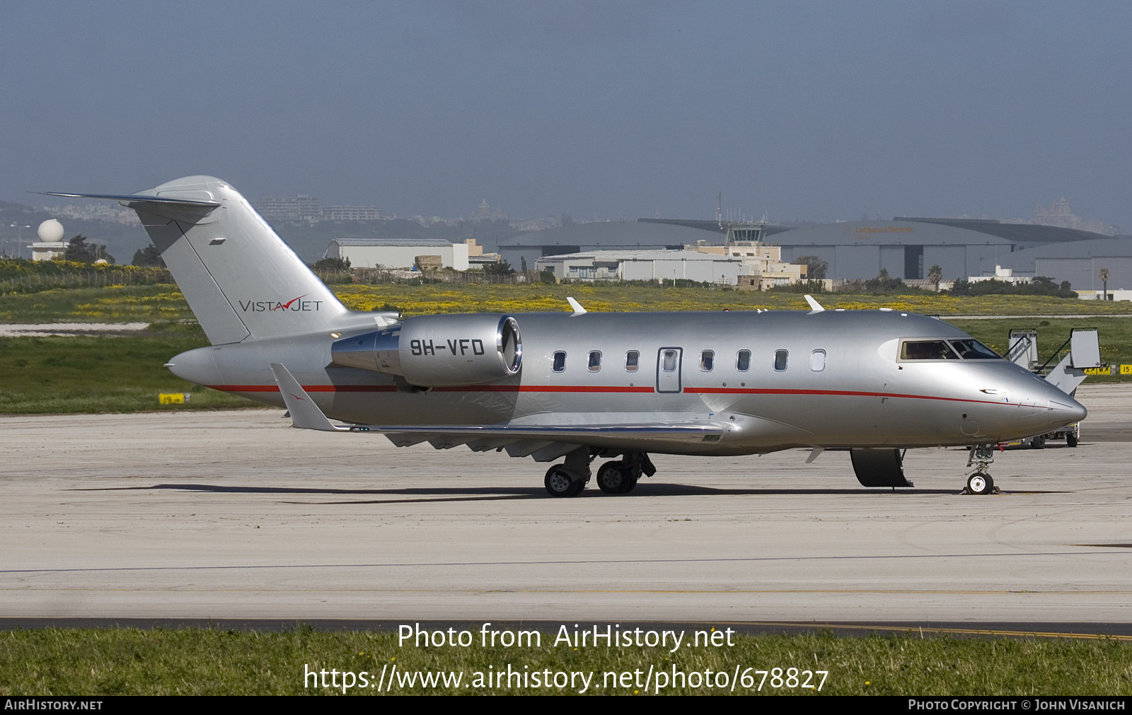 Aircraft Photo of 9H-VFD | Bombardier Challenger 605 (CL-600-2B16) | VistaJet | AirHistory.net #678827