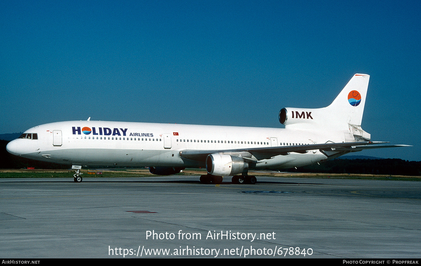 Aircraft Photo of TC-RAG | Lockheed L-1011-385-1 TriStar 1 | Holiday Airlines | AirHistory.net #678840