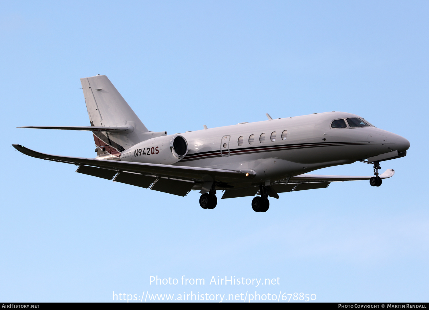 Aircraft Photo of N942QS | Cessna 680A Citation Latitude | AirHistory.net #678850