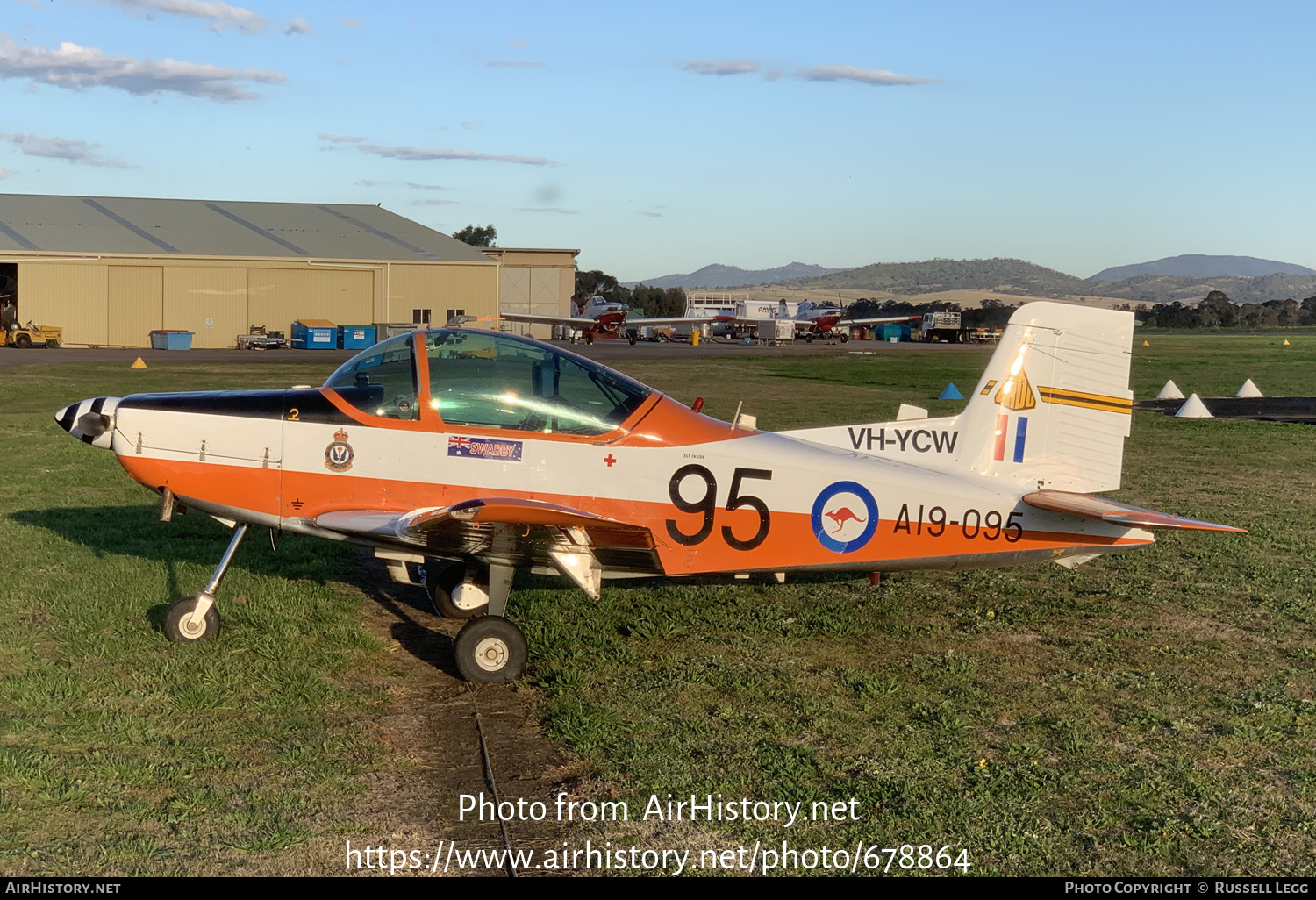 Aircraft Photo of VH-YCW / A19-095 | New Zealand CT-4B Airtrainer | Australia - Air Force | AirHistory.net #678864