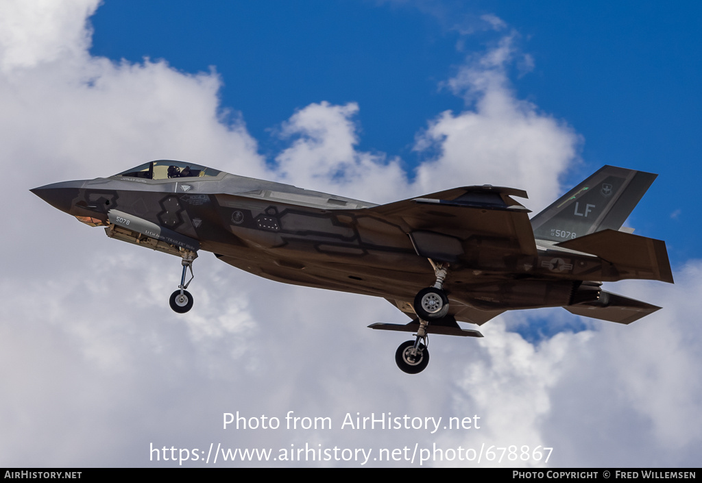 Aircraft Photo of 13-5078 / AF13-5078 | Lockheed Martin F-35A Lightning II | USA - Air Force | AirHistory.net #678867