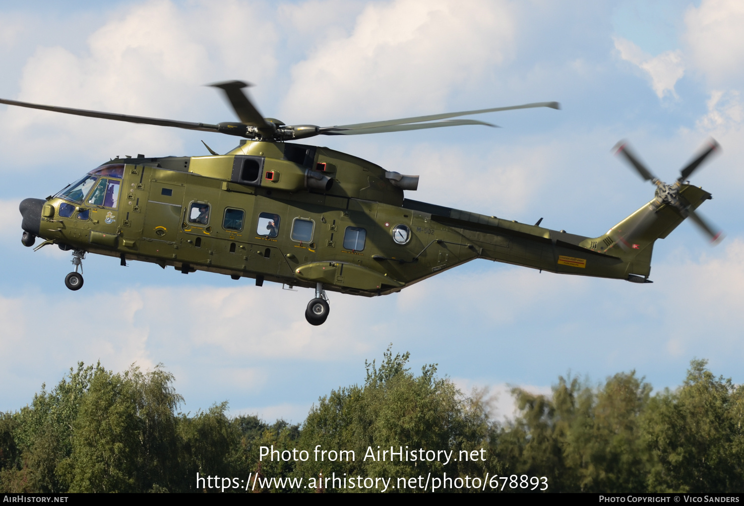 Aircraft Photo of M-502 | AgustaWestland EH101-512 Merlin Joint Supporter | Denmark - Air Force | AirHistory.net #678893