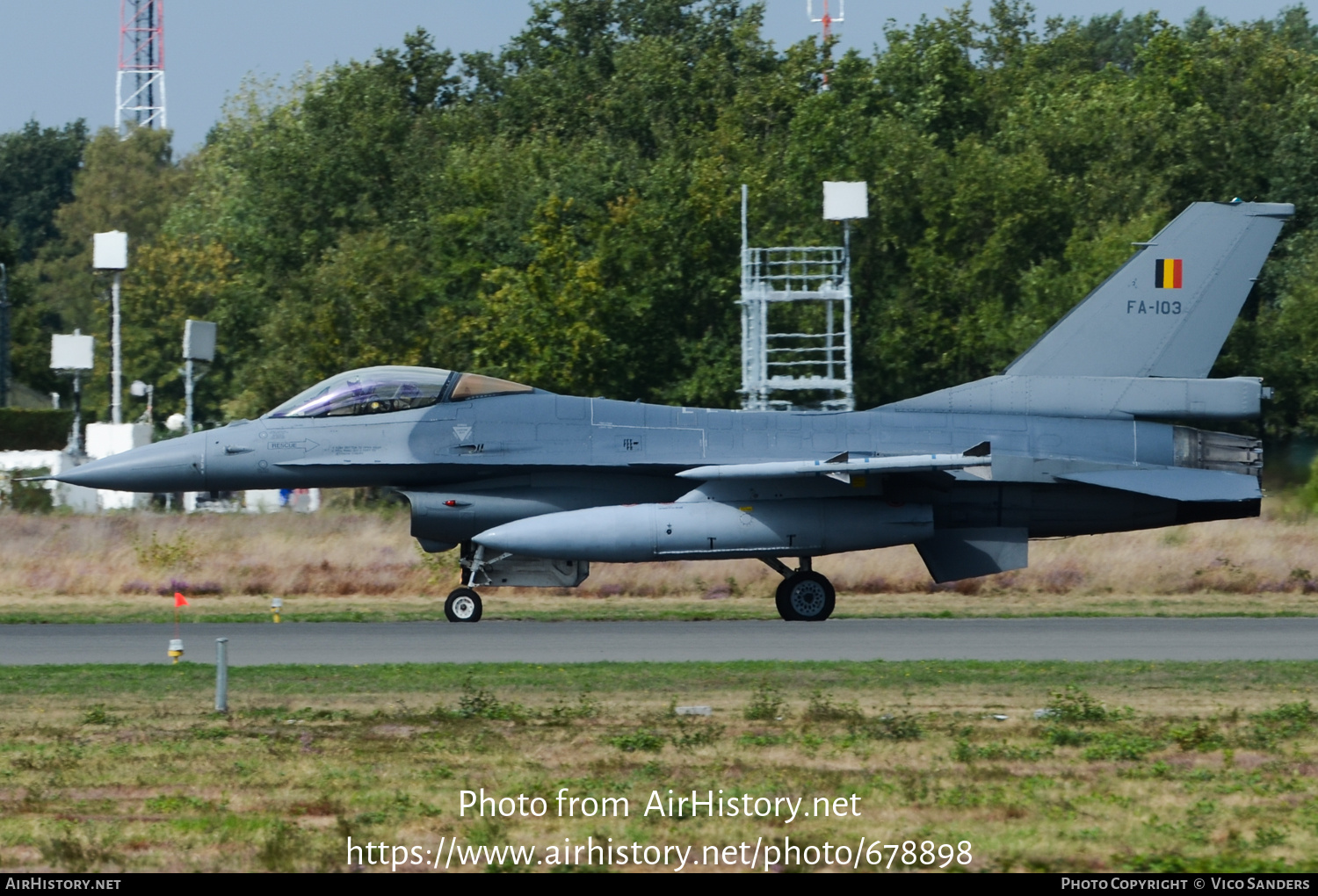 Aircraft Photo of FA-103 | General Dynamics F-16AM Fighting Falcon | Belgium - Air Force | AirHistory.net #678898