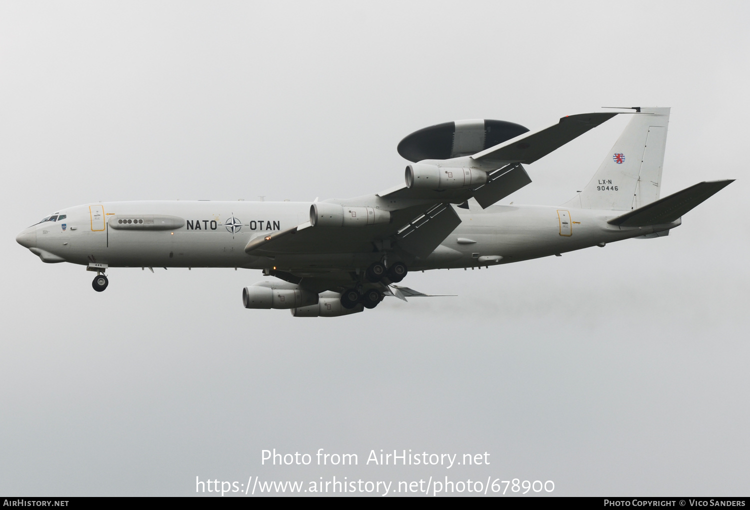 Aircraft Photo of LX-N90446 | Boeing E-3A Sentry | Luxembourg - NATO | AirHistory.net #678900