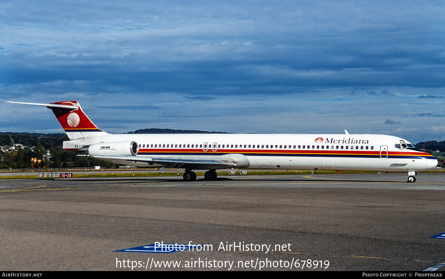 Aircraft Photo of I-SMEP | McDonnell Douglas MD-82 (DC-9-82) | Meridiana | AirHistory.net #678919