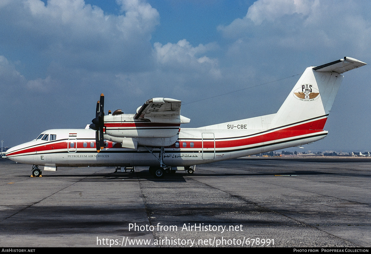 Aircraft Photo of SU-CBE | De Havilland Canada DHC-7-102 Dash 7 | PAS - Petroleum Air Services | AirHistory.net #678991