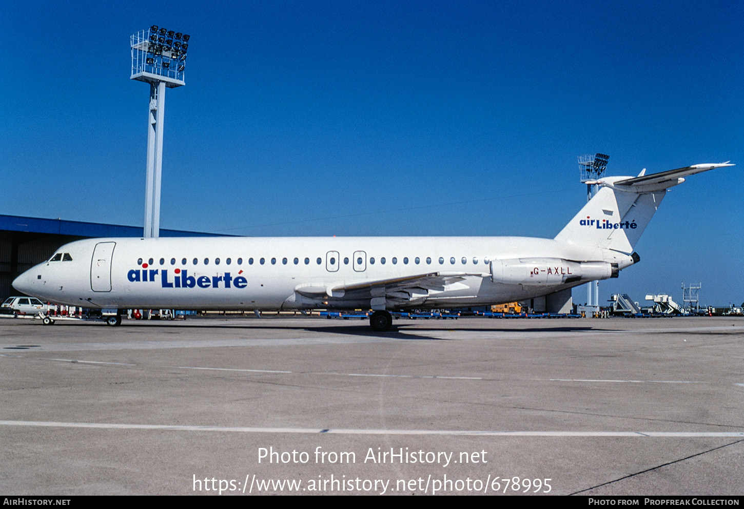 Aircraft Photo of G-AXLL | BAC 111-523FJ One-Eleven | Air Liberté | AirHistory.net #678995