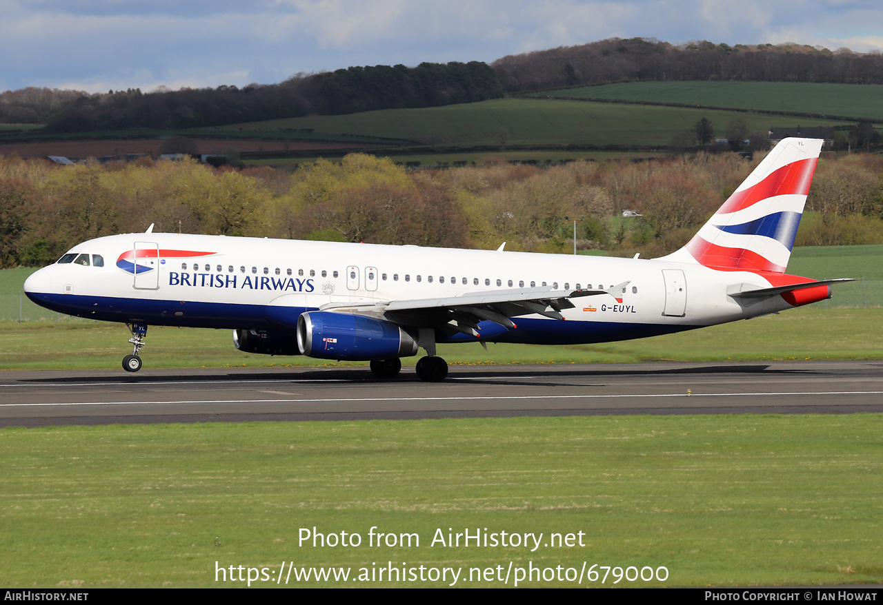 Aircraft Photo of G-EUYL | Airbus A320-232 | British Airways | AirHistory.net #679000