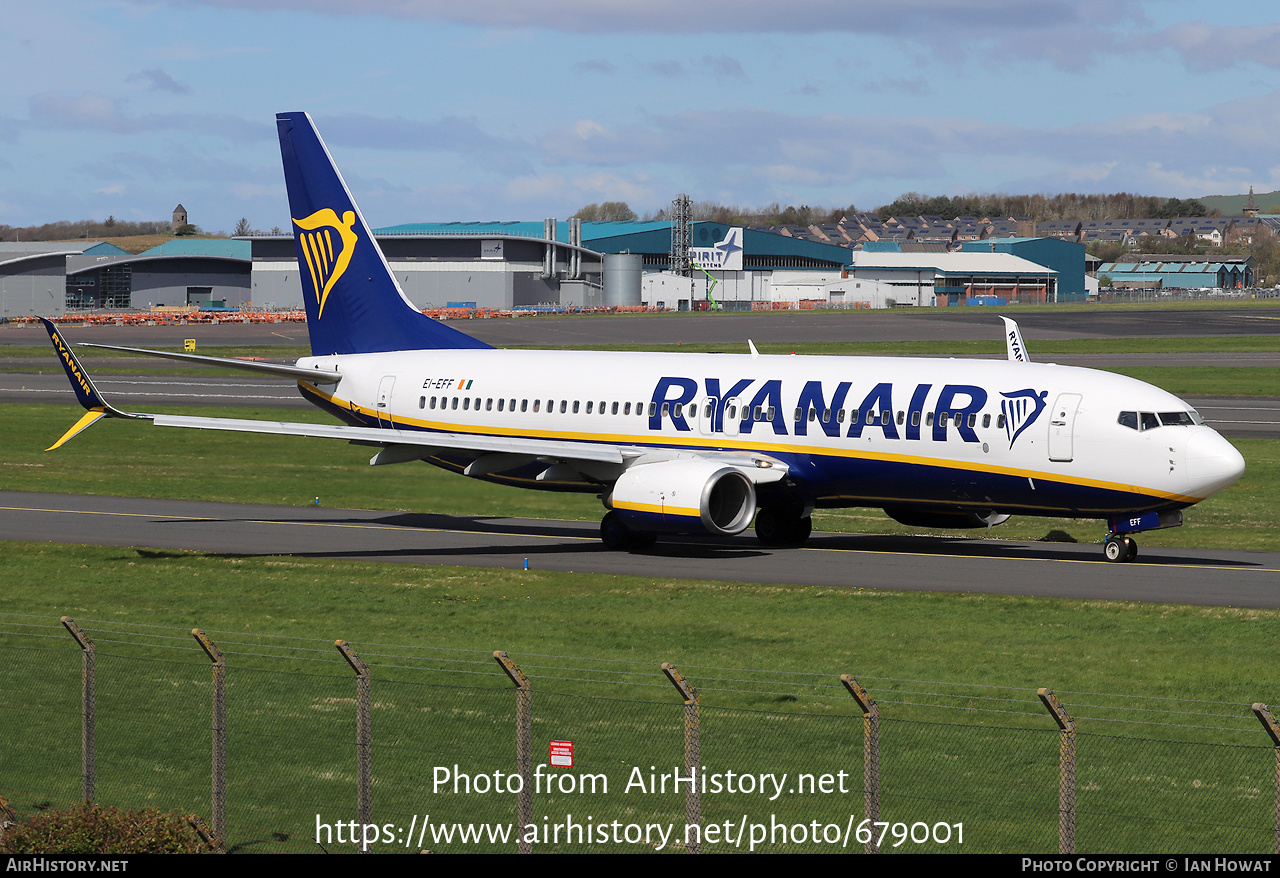 Aircraft Photo of EI-EFF | Boeing 737-8AS | Ryanair | AirHistory.net #679001