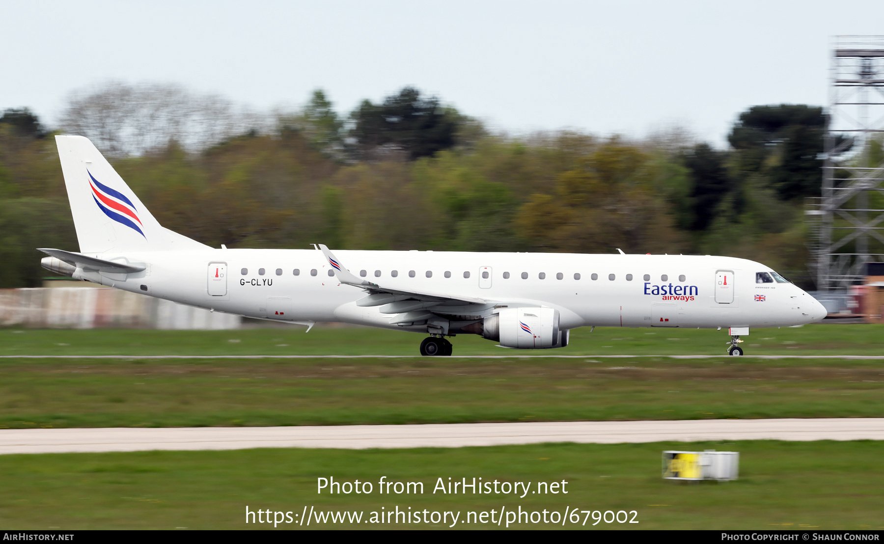 Aircraft Photo of G-CLYU | Embraer 190LR (ERJ-190-100LR) | Eastern Airways | AirHistory.net #679002