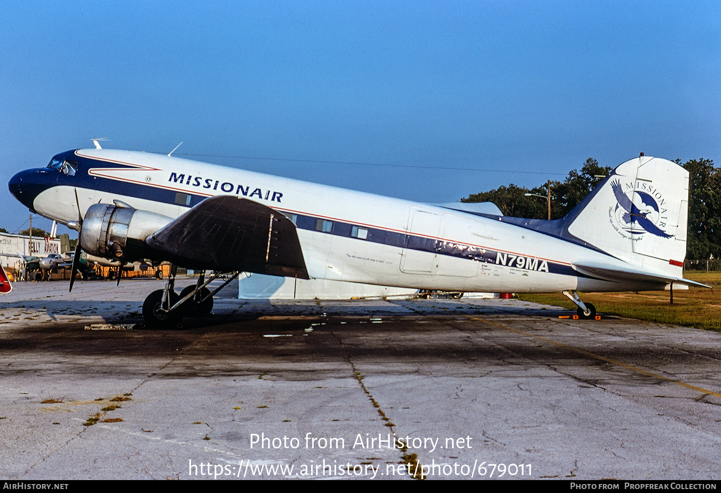 Aircraft Photo of N79MA | Douglas DC-3-201F | Missionair | AirHistory.net #679011