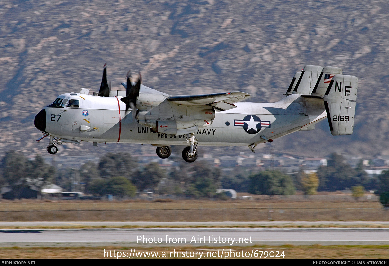 Aircraft Photo of 162169 / 2169 | Grumman C-2A Greyhound | USA - Navy | AirHistory.net #679024