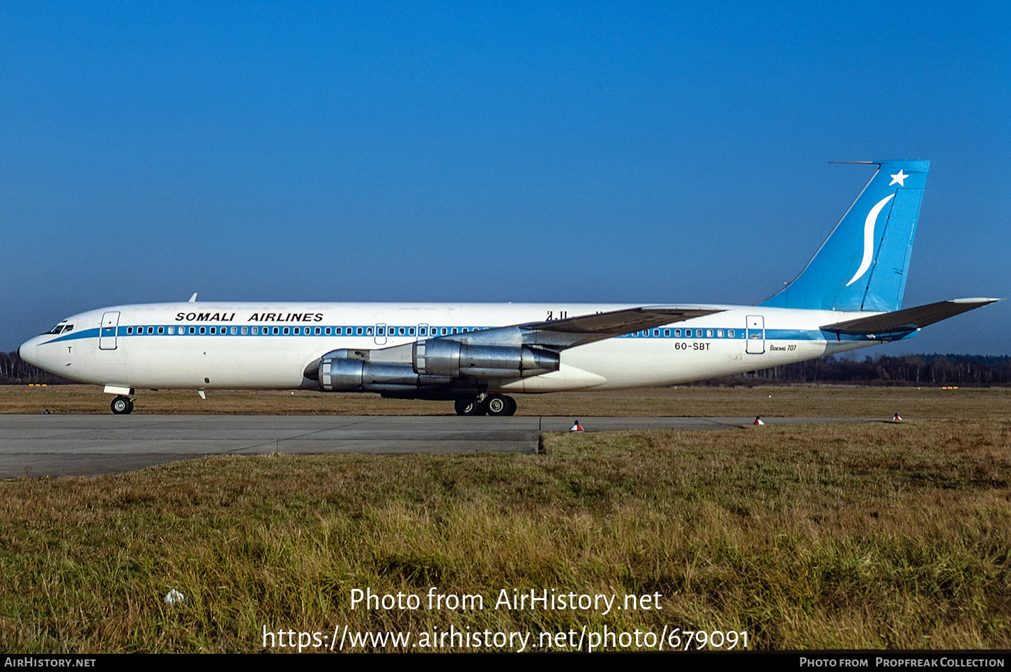 Aircraft Photo of 6O-SBT | Boeing 707-330B | Somali Airlines ...