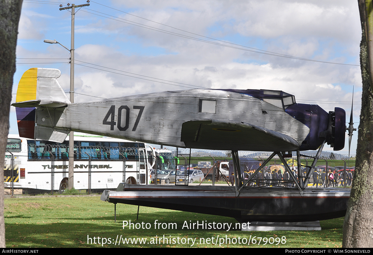 Aircraft Photo of 407 | Junkers W 34hi | Colombia - Air Force | AirHistory.net #679098