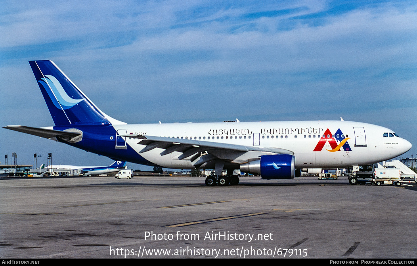 Aircraft Photo of F-OGYW | Airbus A310-222 | Armenian Airlines | AirHistory.net #679115