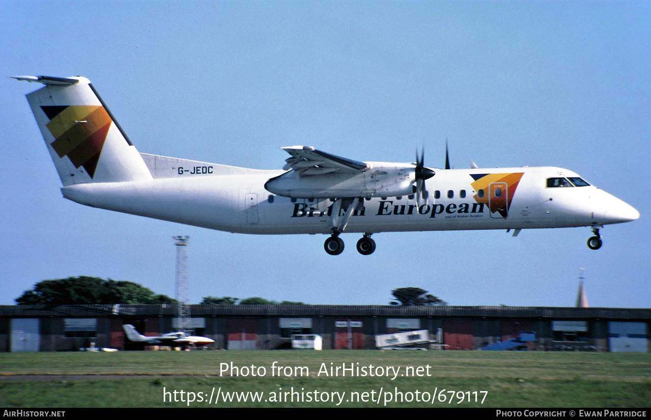 Aircraft Photo of G-JEDC | Bombardier DHC-8-311Q Dash 8 | Flybe - British European | AirHistory.net #679117