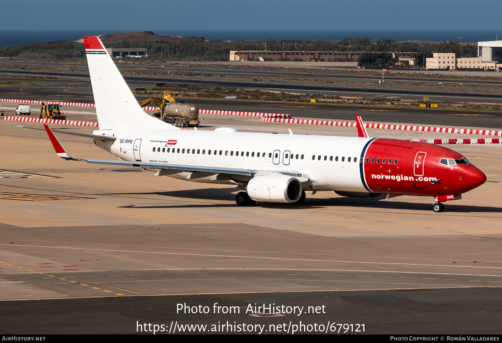 Aircraft Photo of SE-RPE | Boeing 737-8JP | Norwegian | AirHistory.net #679121