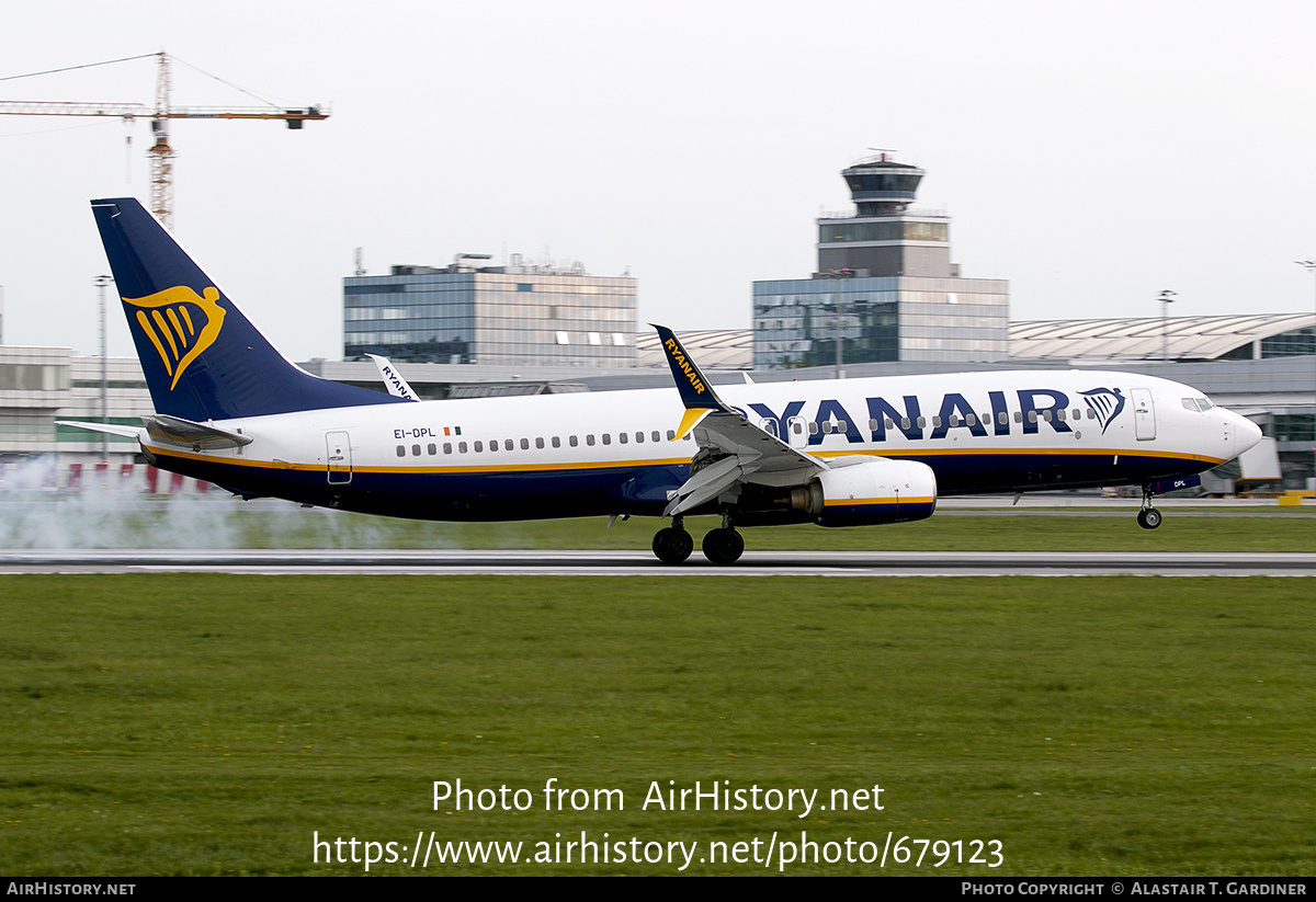 Aircraft Photo of EI-DPL | Boeing 737-8AS | Ryanair | AirHistory.net #679123