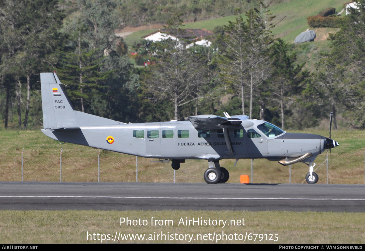 Aircraft Photo of FAC5059 | Cessna 208B Grand Caravan | Colombia - Air Force | AirHistory.net #679125