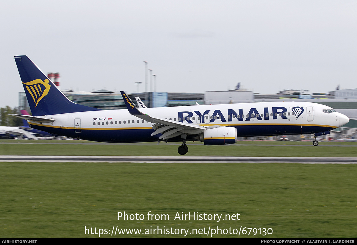 Aircraft Photo of SP-RKU | Boeing 737-8AS | Ryanair | AirHistory.net #679130