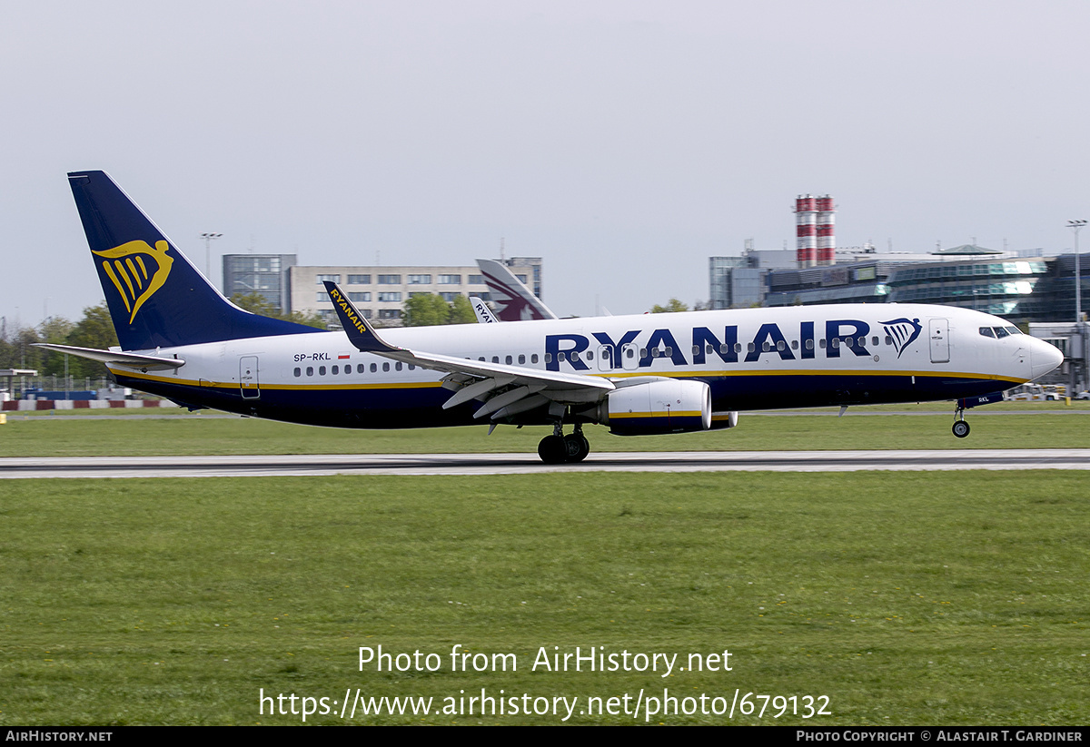 Aircraft Photo of SP-RKL | Boeing 737-800 | Ryanair | AirHistory.net #679132