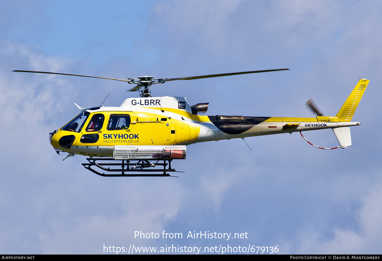 Aircraft Photo of G-LBRR | Aerospatiale AS-350B-3 Ecureuil | Skyhook Helicopters | AirHistory.net #679136