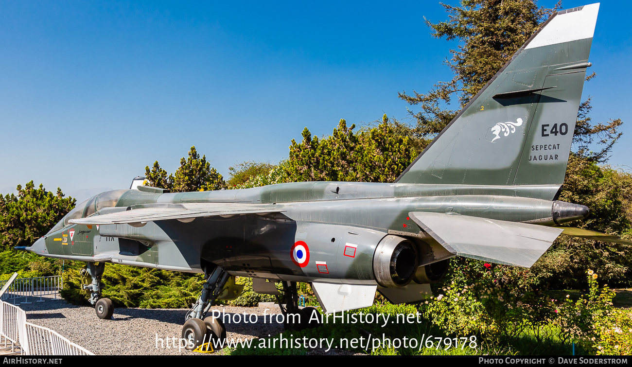 Aircraft Photo of E40 | Sepecat Jaguar E | France - Air Force | AirHistory.net #679178