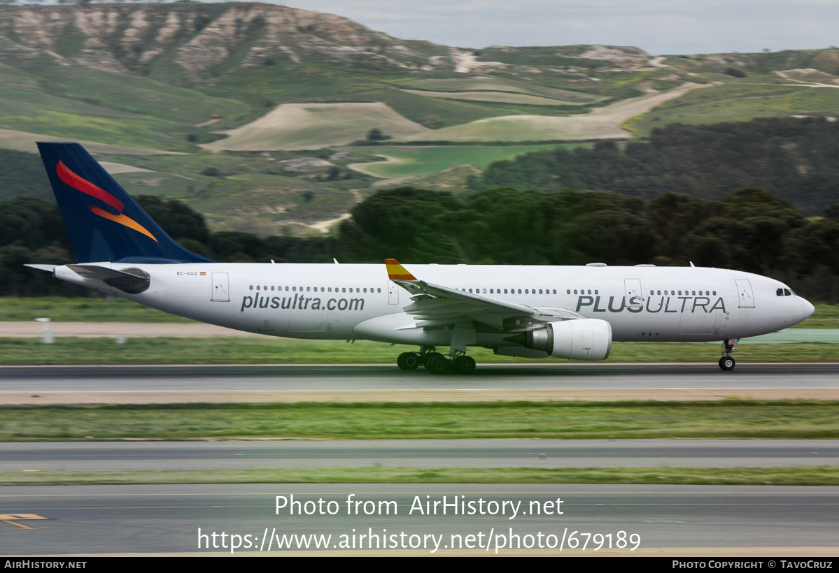 Aircraft Photo of EC-OAQ | Airbus A330-202 | Plus Ultra Líneas Aéreas | AirHistory.net #679189