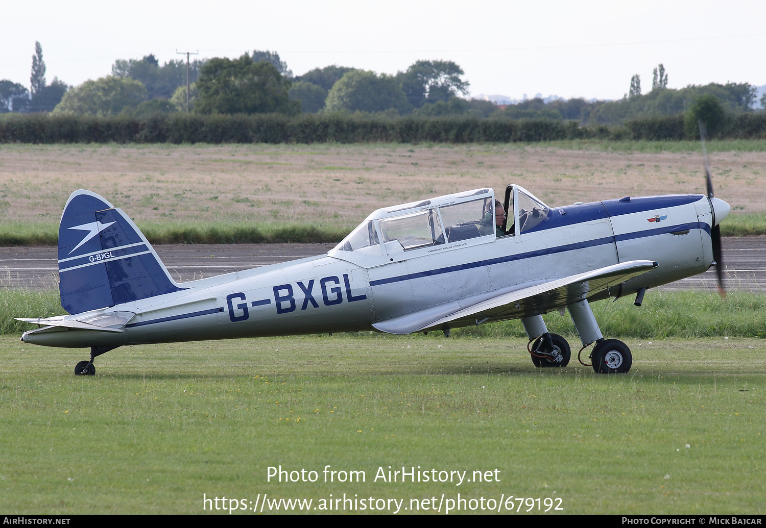 Aircraft Photo of G-BXGL | De Havilland DHC-1 Chipmunk Mk22 | AirHistory.net #679192