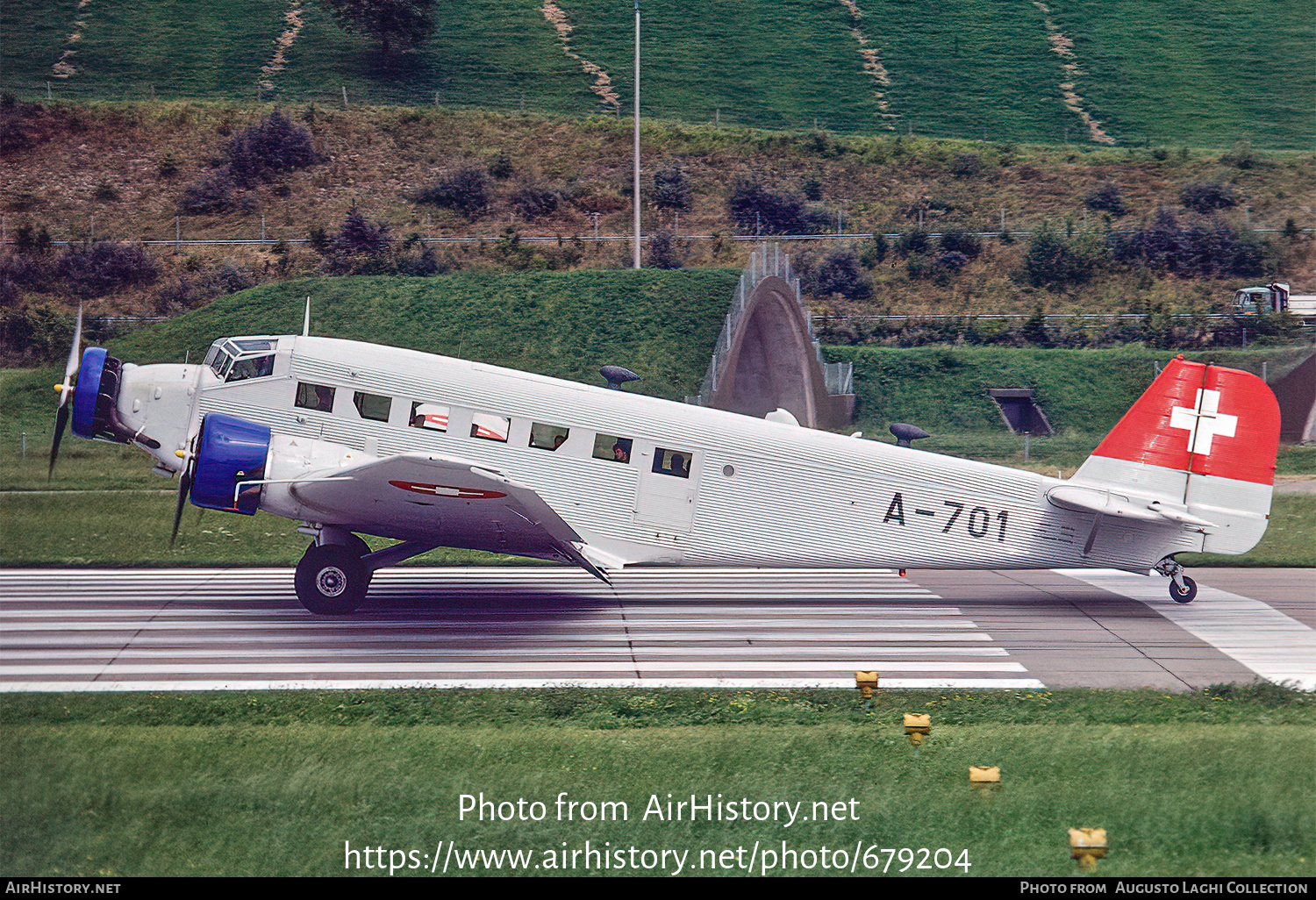 Aircraft Photo of A-701 | Junkers Ju 52/3m g4e | Switzerland - Air Force | AirHistory.net #679204