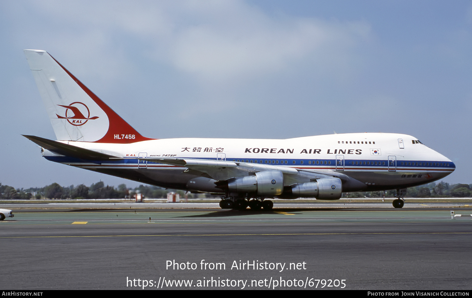 Aircraft Photo of HL7456 | Boeing 747SP-B5 | Korean Air Lines | AirHistory.net #679205