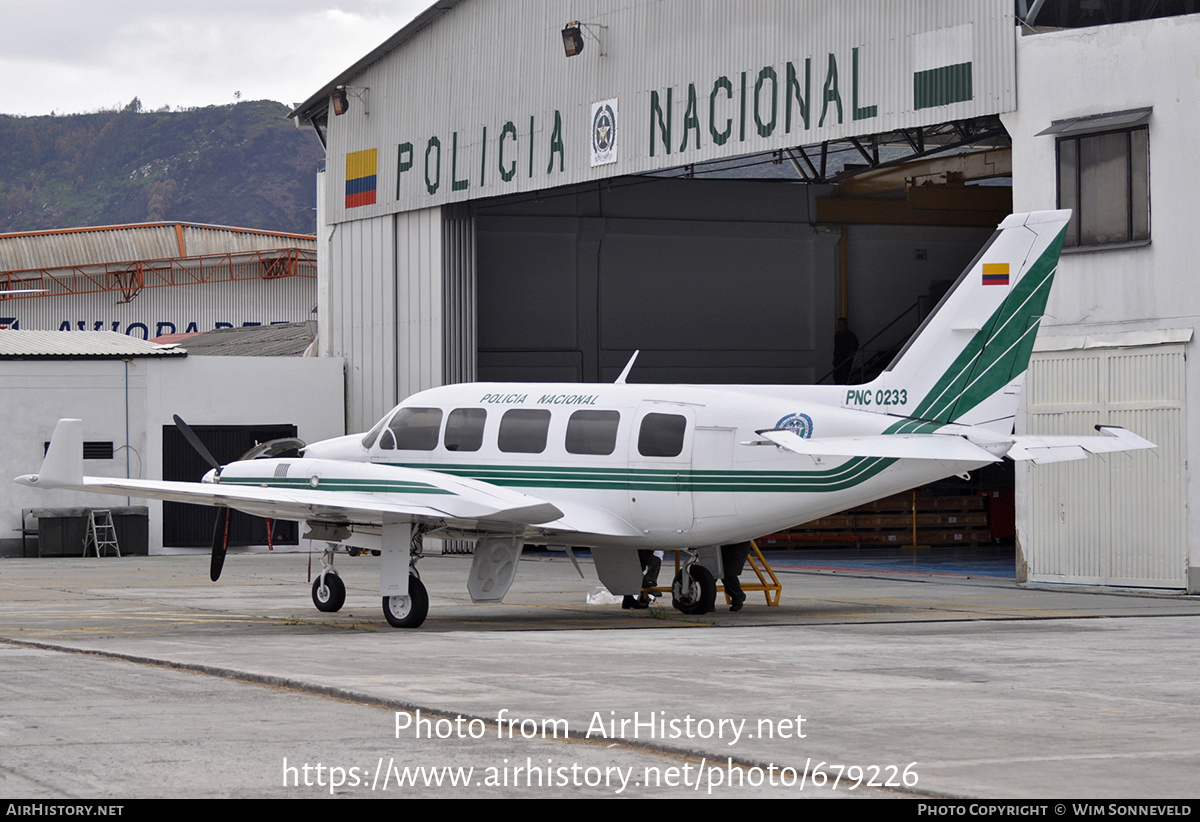 Aircraft Photo of PNC-0233 | Piper PA-31-350 Navajo Chieftain | Colombia - Police | AirHistory.net #679226