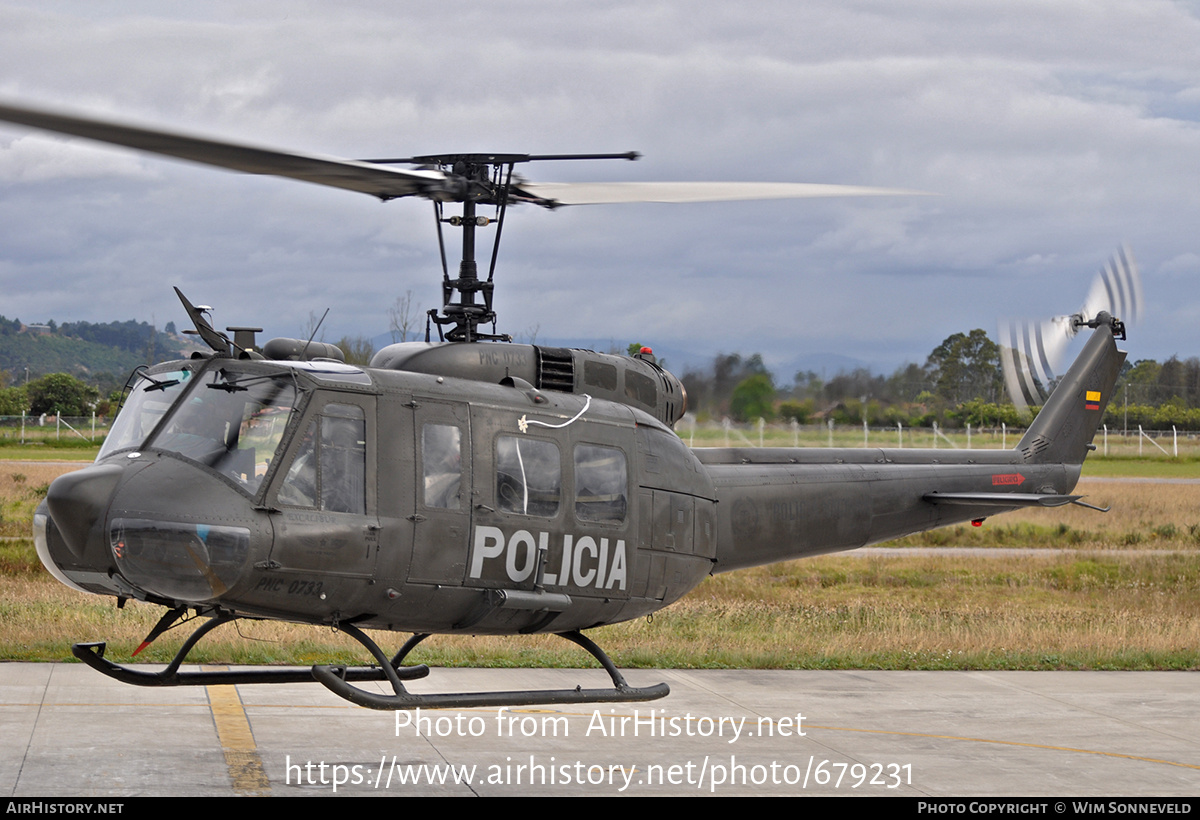 Aircraft Photo of PNC-0733 | Bell UH-1H-II Iroquois | Colombia - Police | AirHistory.net #679231