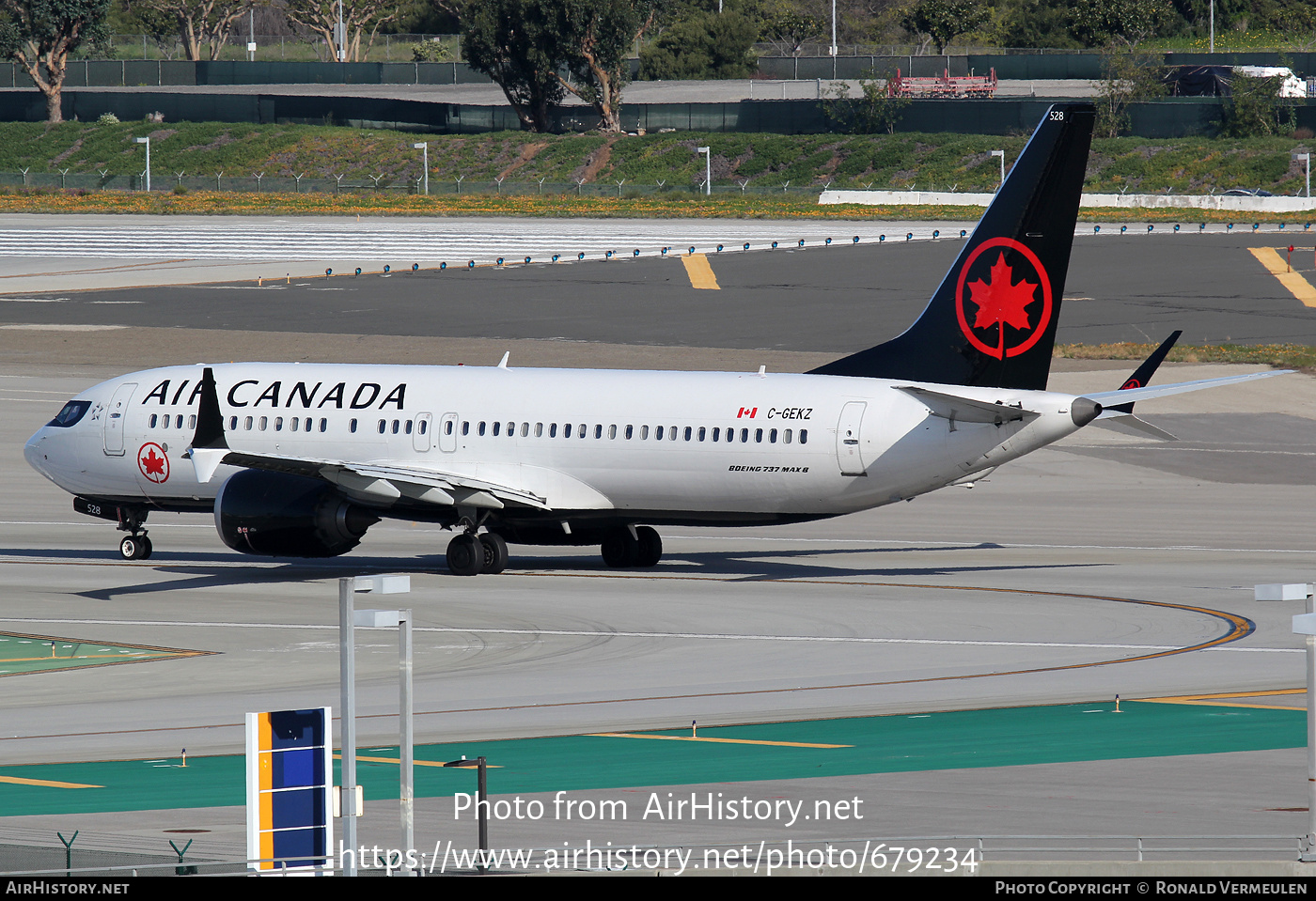 Aircraft Photo of C-GEKZ | Boeing 737-8 Max 8 | Air Canada | AirHistory.net #679234