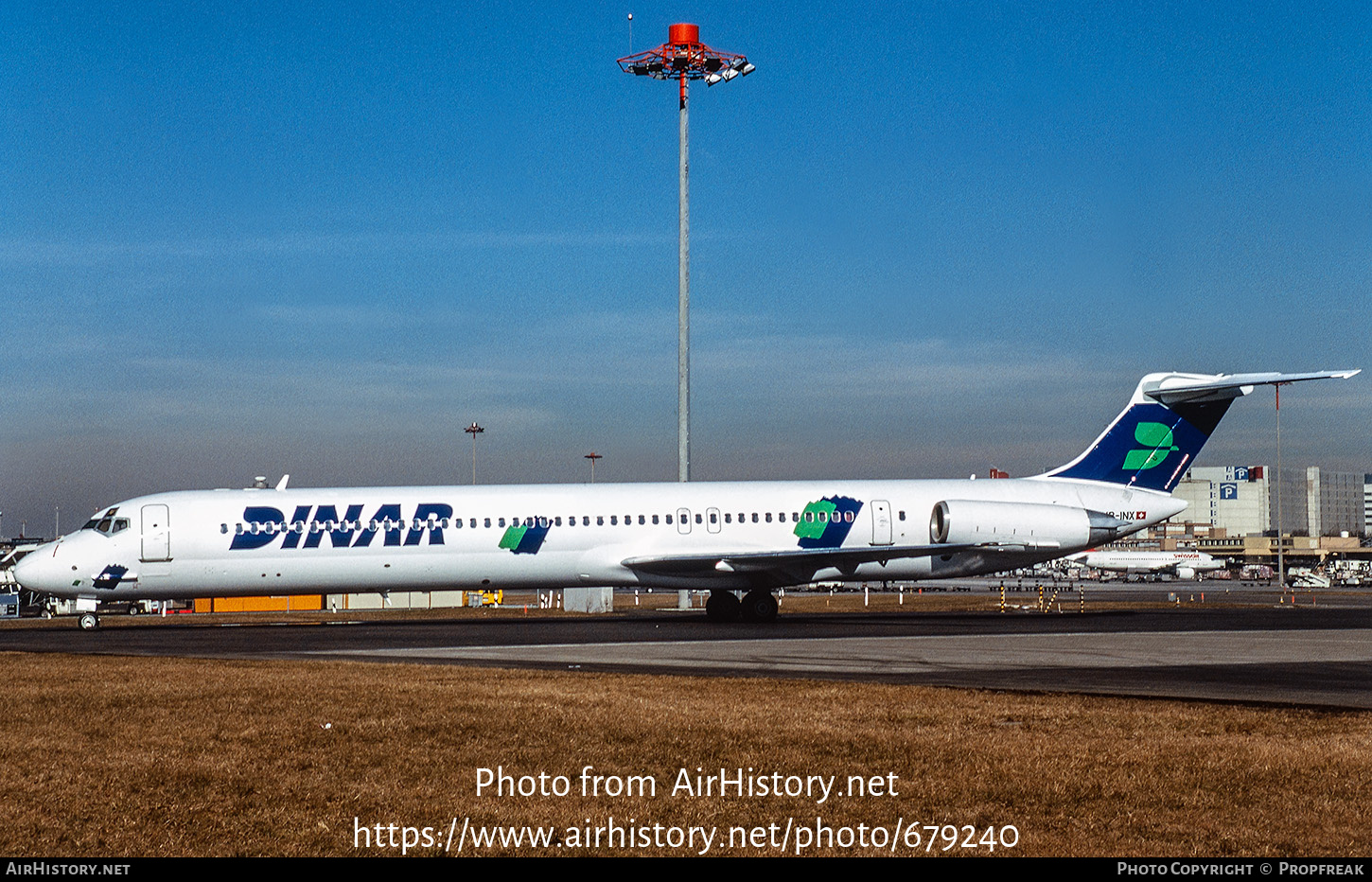 Aircraft Photo of HB-INX | McDonnell Douglas MD-81 (DC-9-81) | Dinar Líneas Aéreas | AirHistory.net #679240