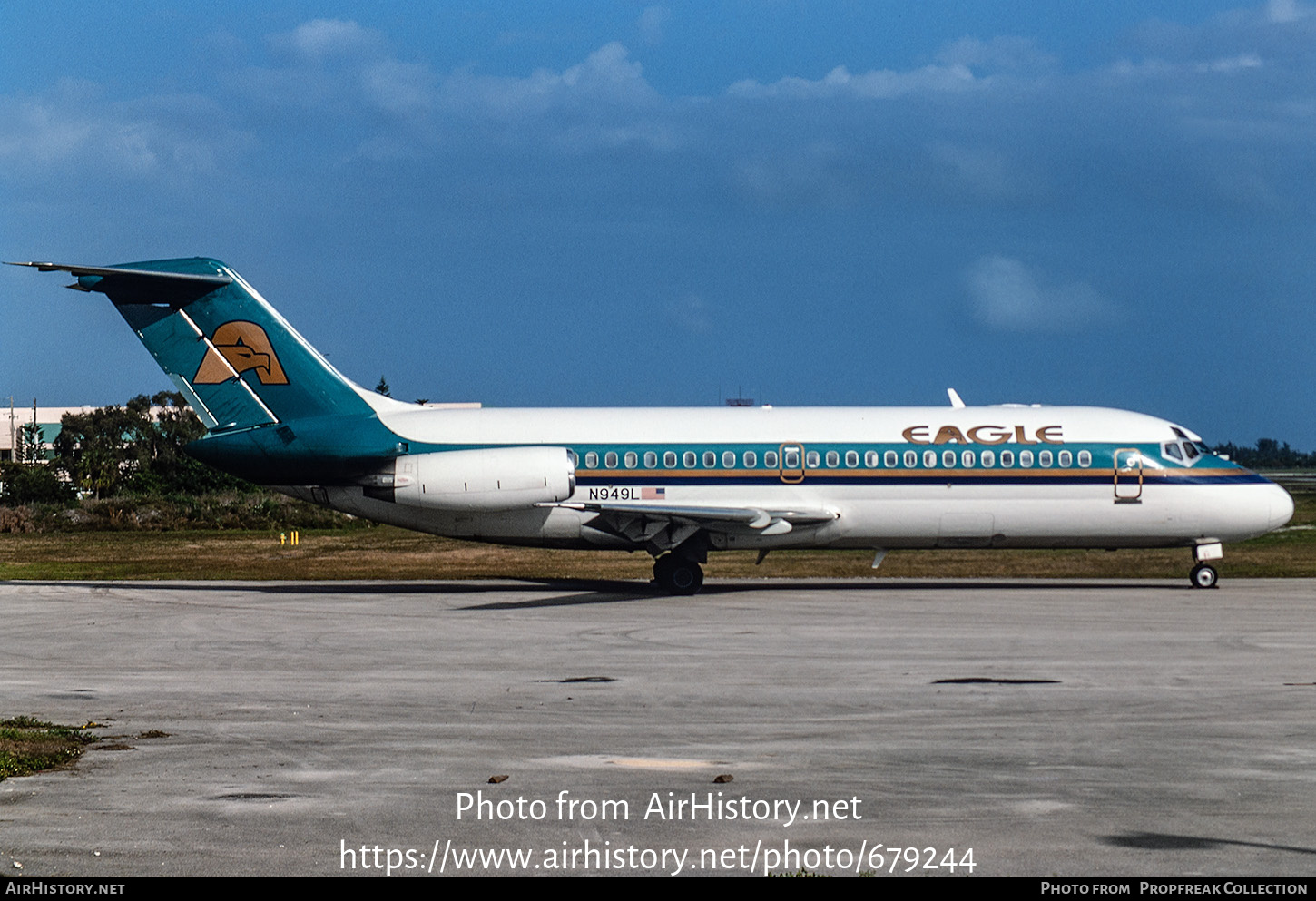 Aircraft Photo of N949L | Douglas DC-9-14 | Eagle Airlines | AirHistory.net #679244