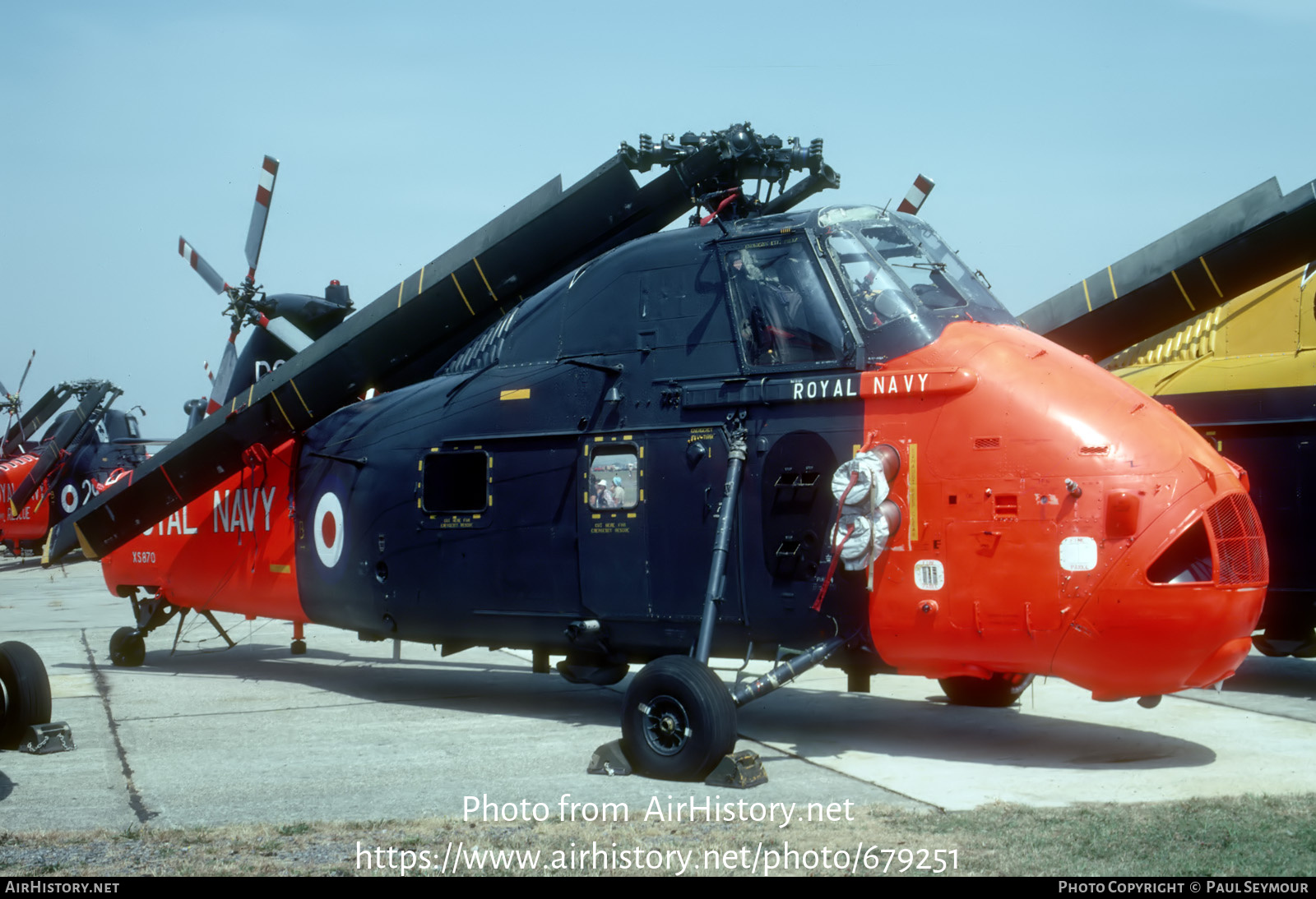 Aircraft Photo of XS870 | Westland WS-58 Wessex HAS.1 | UK - Navy | AirHistory.net #679251