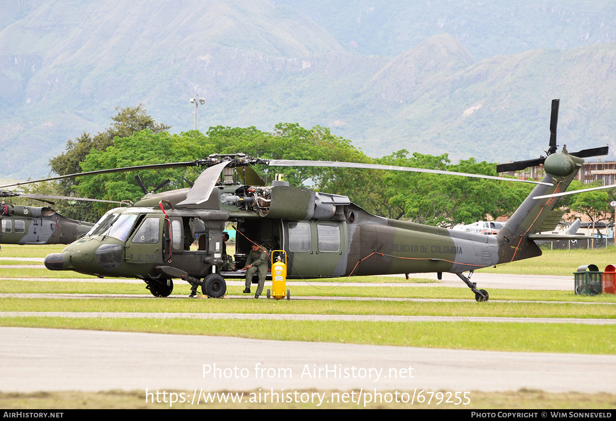 Aircraft Photo of EJC-2158 | Sikorsky UH-60L Black Hawk (S-70A) | Colombia - Army | AirHistory.net #679255