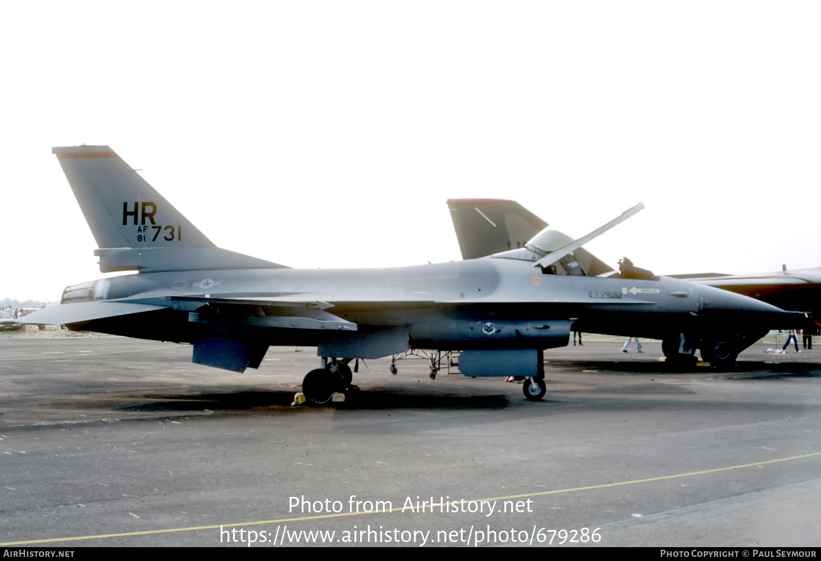 Aircraft Photo of 81-0731 / AF81-731 | General Dynamics F-16A Fighting Falcon | USA - Air Force | AirHistory.net #679286