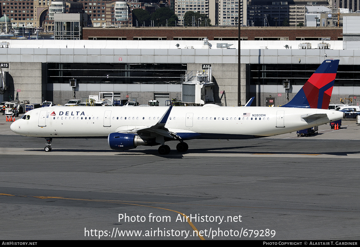 Aircraft Photo of N380DN | Airbus A321-211 | Delta Air Lines | AirHistory.net #679289