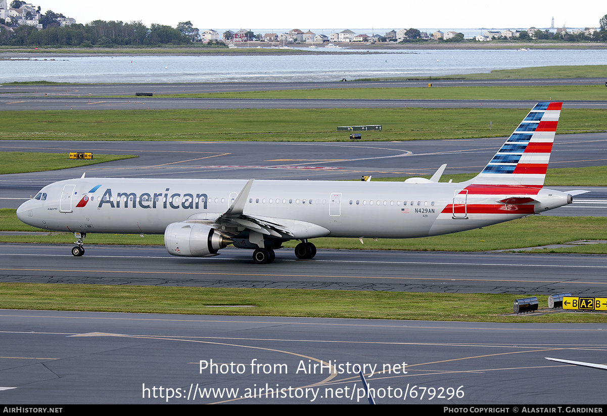 Aircraft Photo of N429AN | Airbus A321-253NX | American Airlines | AirHistory.net #679296