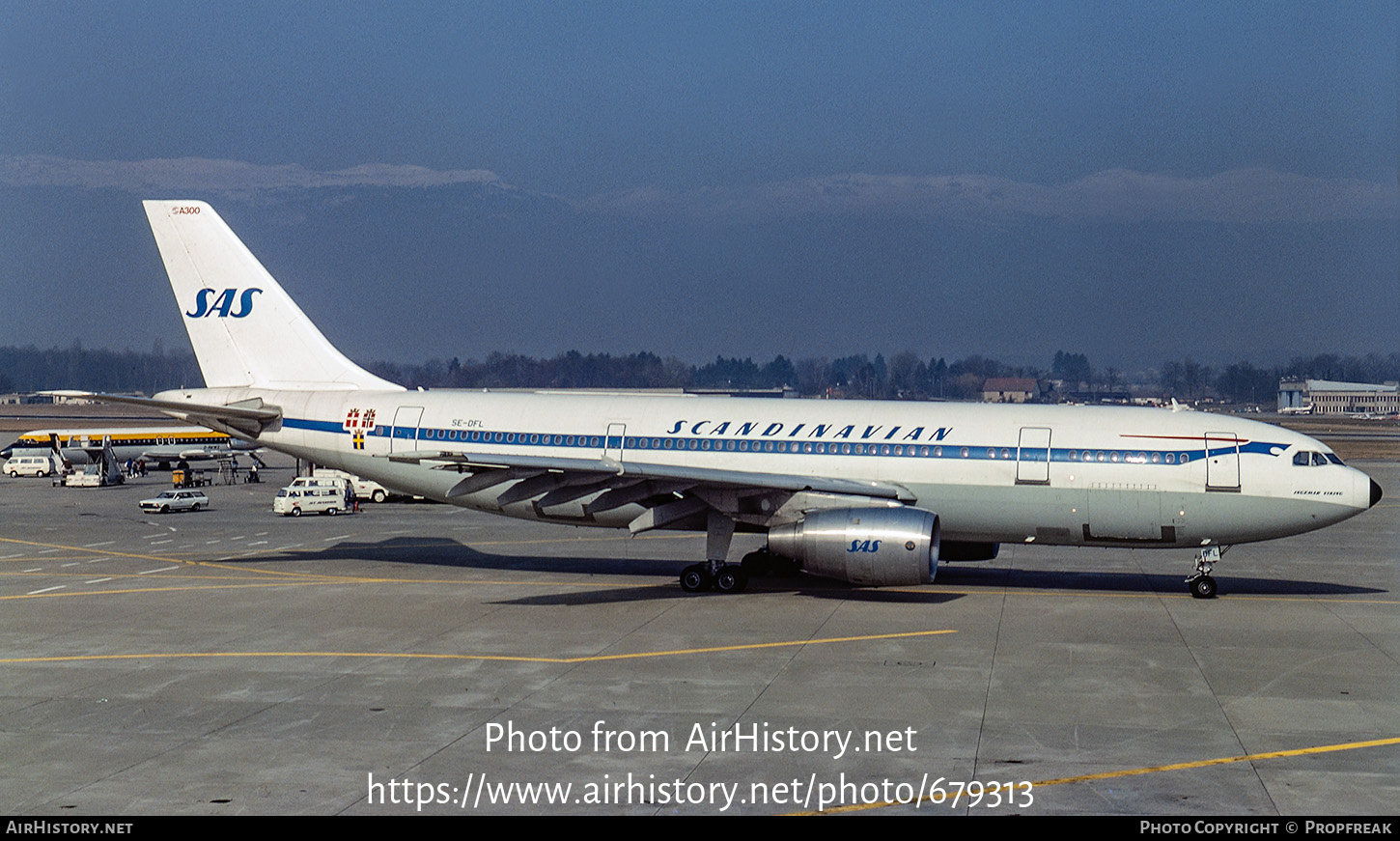 Aircraft Photo of SE-DFL | Airbus A300B2-320 | Scandinavian Airlines - SAS | AirHistory.net #679313