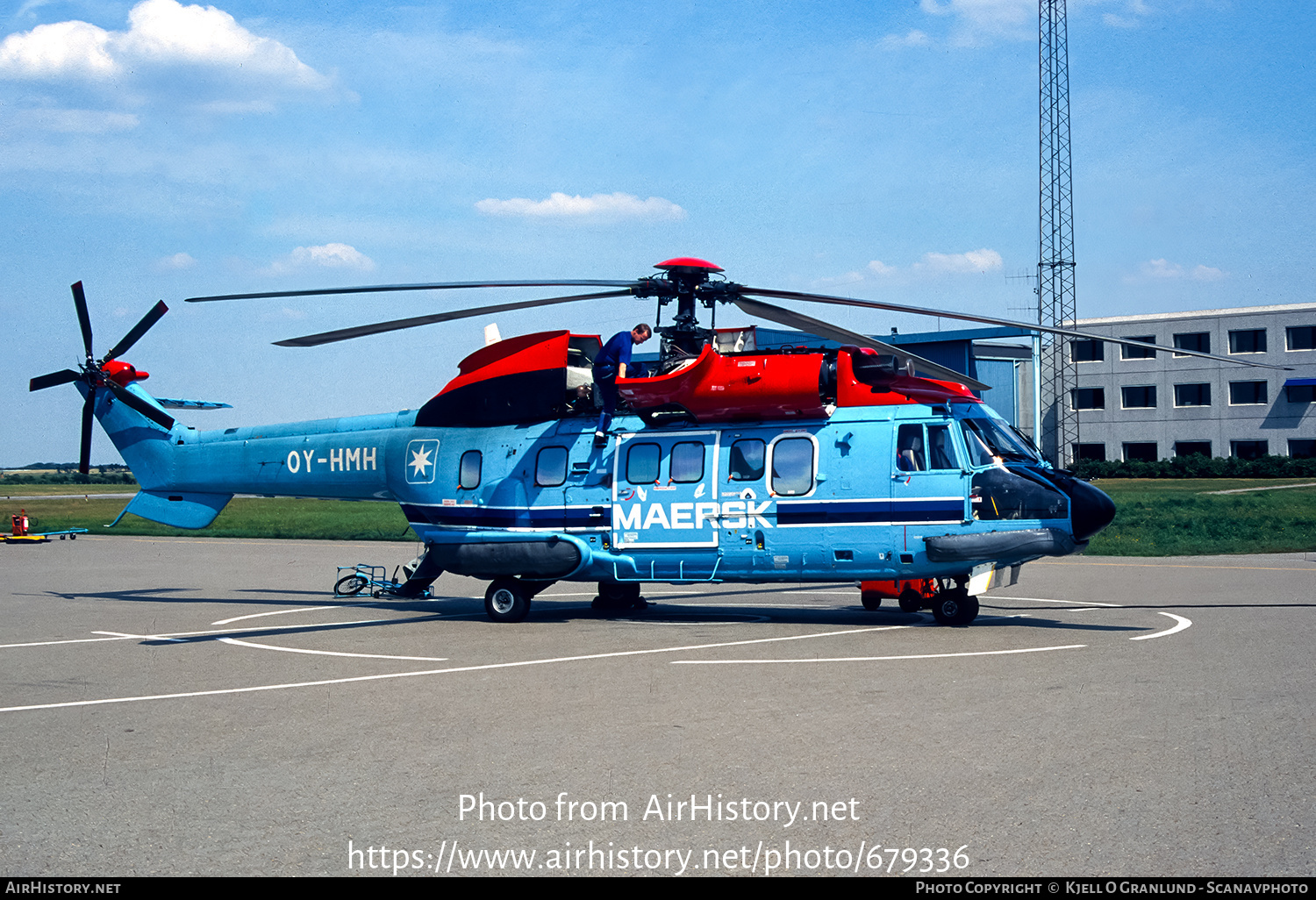Aircraft Photo of OY-HMH | Aerospatiale AS-332L Super Puma | Maersk Air | AirHistory.net #679336