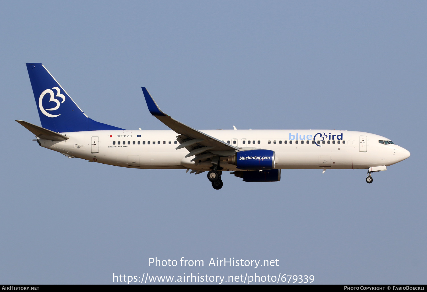 Aircraft Photo of 9H-KAR | Boeing 737-86J | BlueBird Airways | AirHistory.net #679339