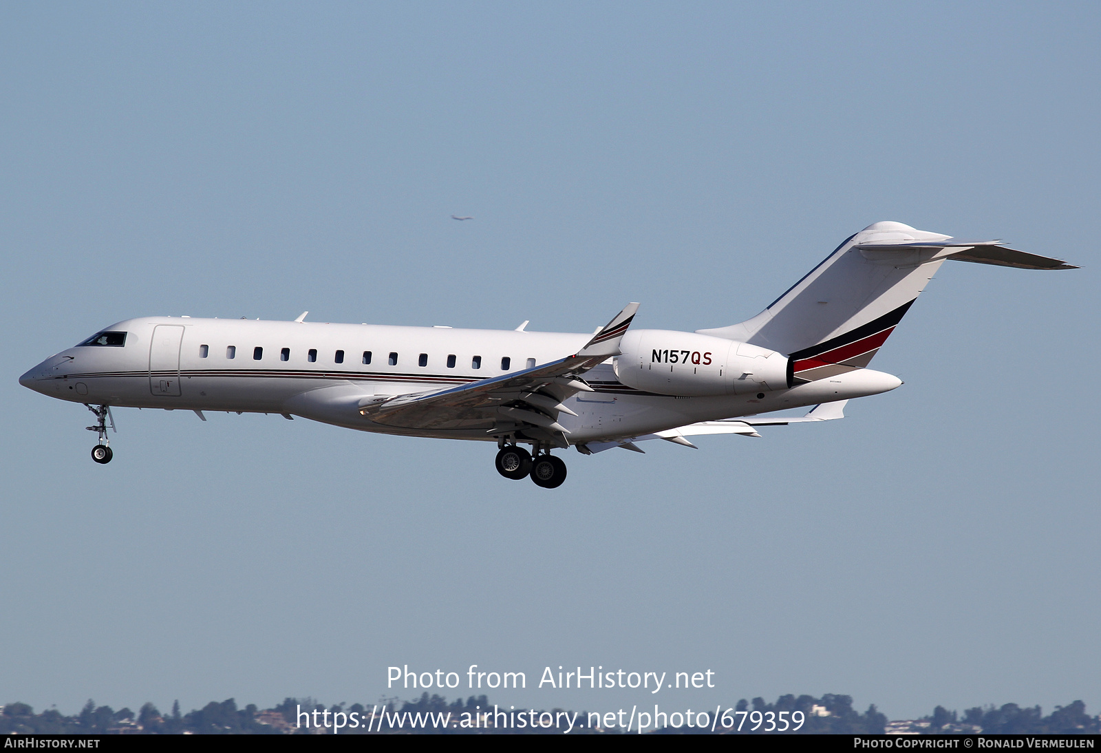 Aircraft Photo of N157QS | Bombardier Global 6000 (BD-700-1A10) | AirHistory.net #679359