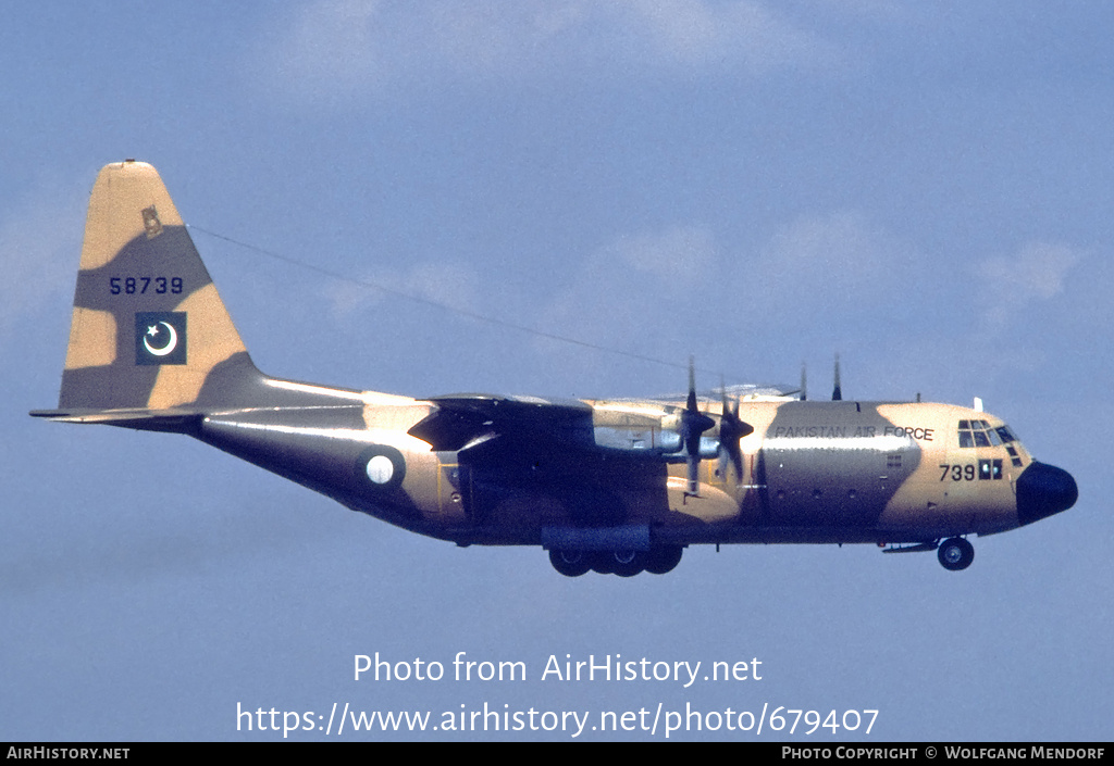 Aircraft Photo of 58739 | Lockheed C-130B Hercules (L-282) | Pakistan - Air Force | AirHistory.net #679407