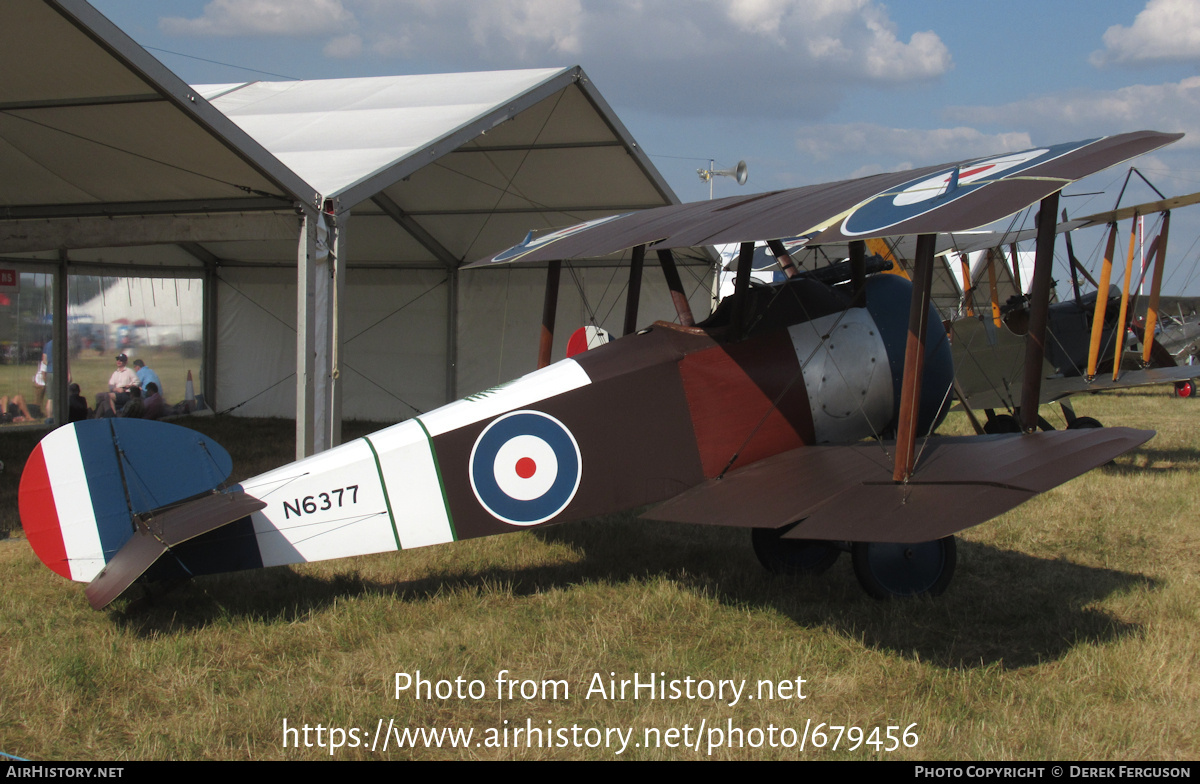 Aircraft Photo of G-BPOB / N6377 | Sopwith Camel (replica) | UK - Air Force | AirHistory.net #679456