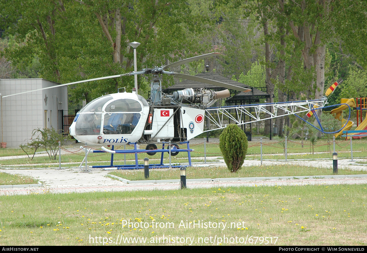 Aircraft Photo of E2077 | Sud SA-318C Alouette II Astazou | Turkey - Police | AirHistory.net #679517